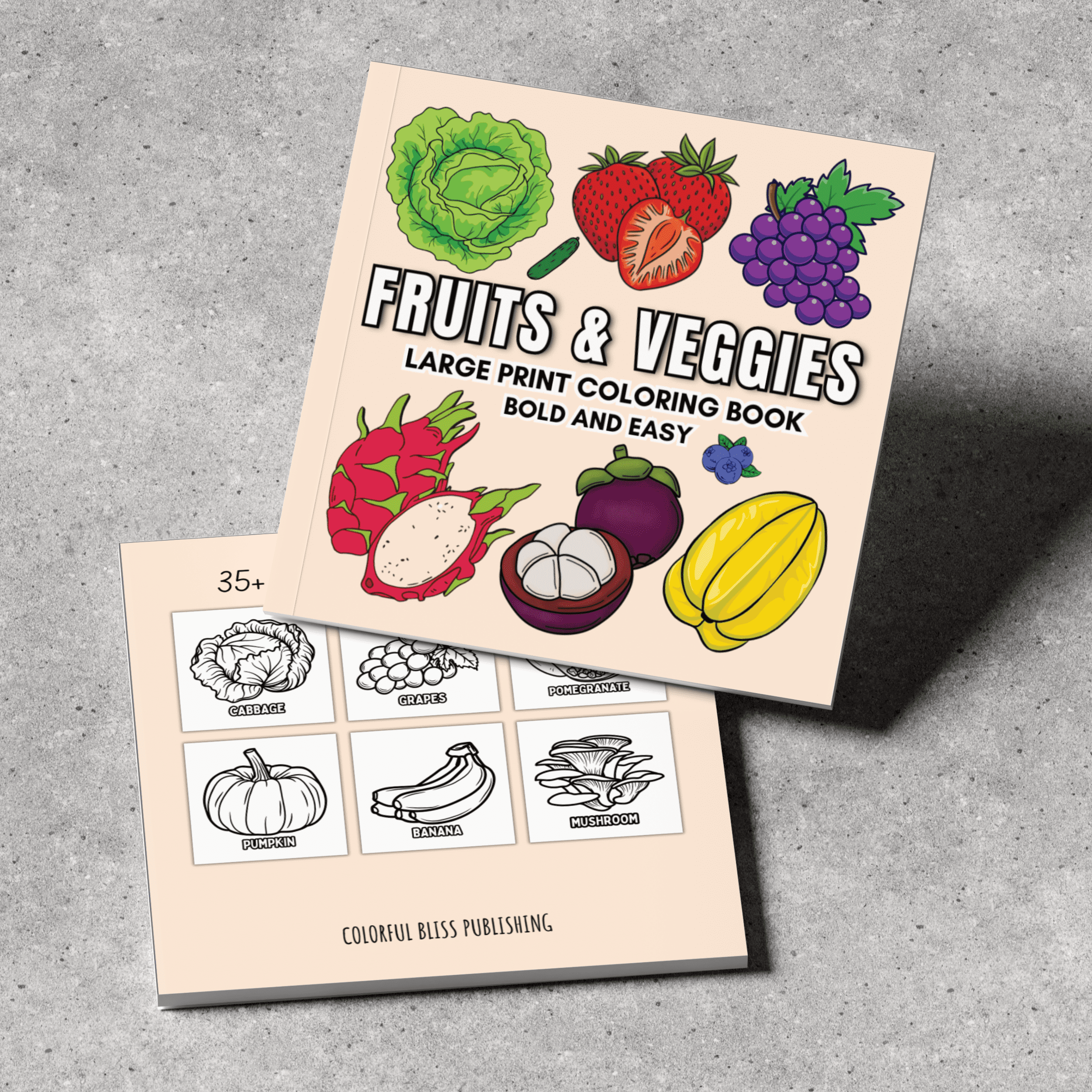 fruits coloring books