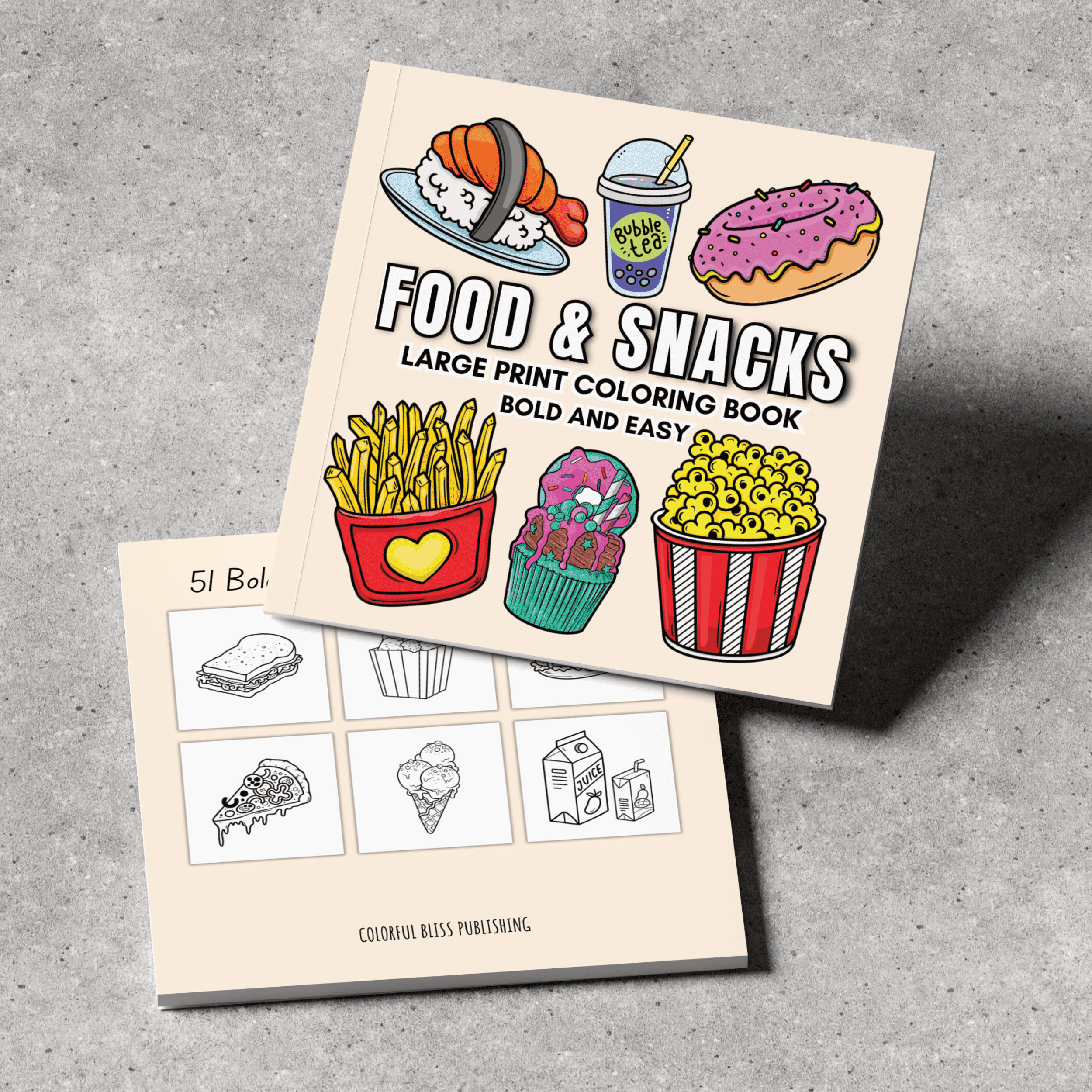 food and Drink Coloring book
